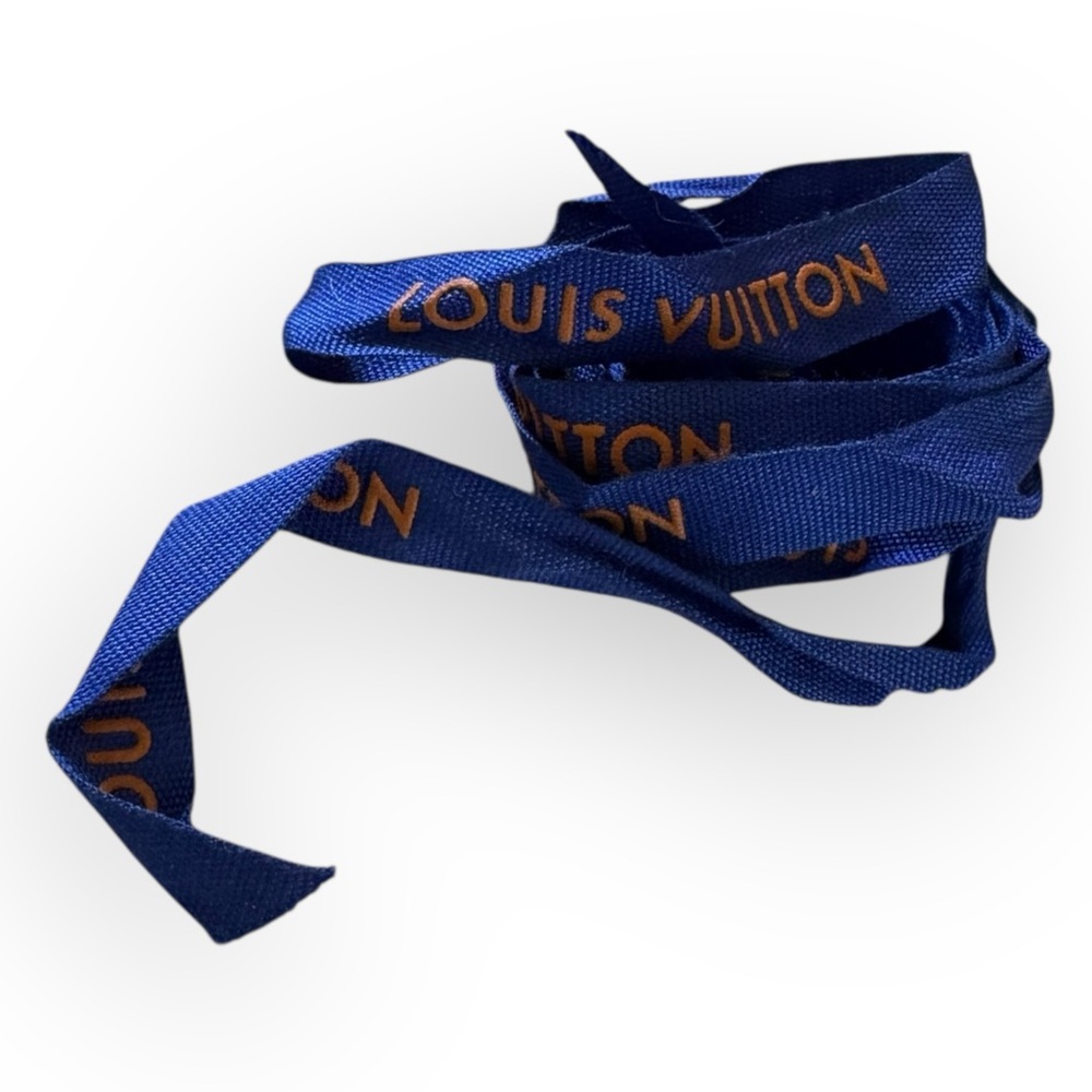 ๐ Authentic Louis Vuitton Ribbon - Blue - 0.5 Inch Wide 50โ long - Picture 6 of 6